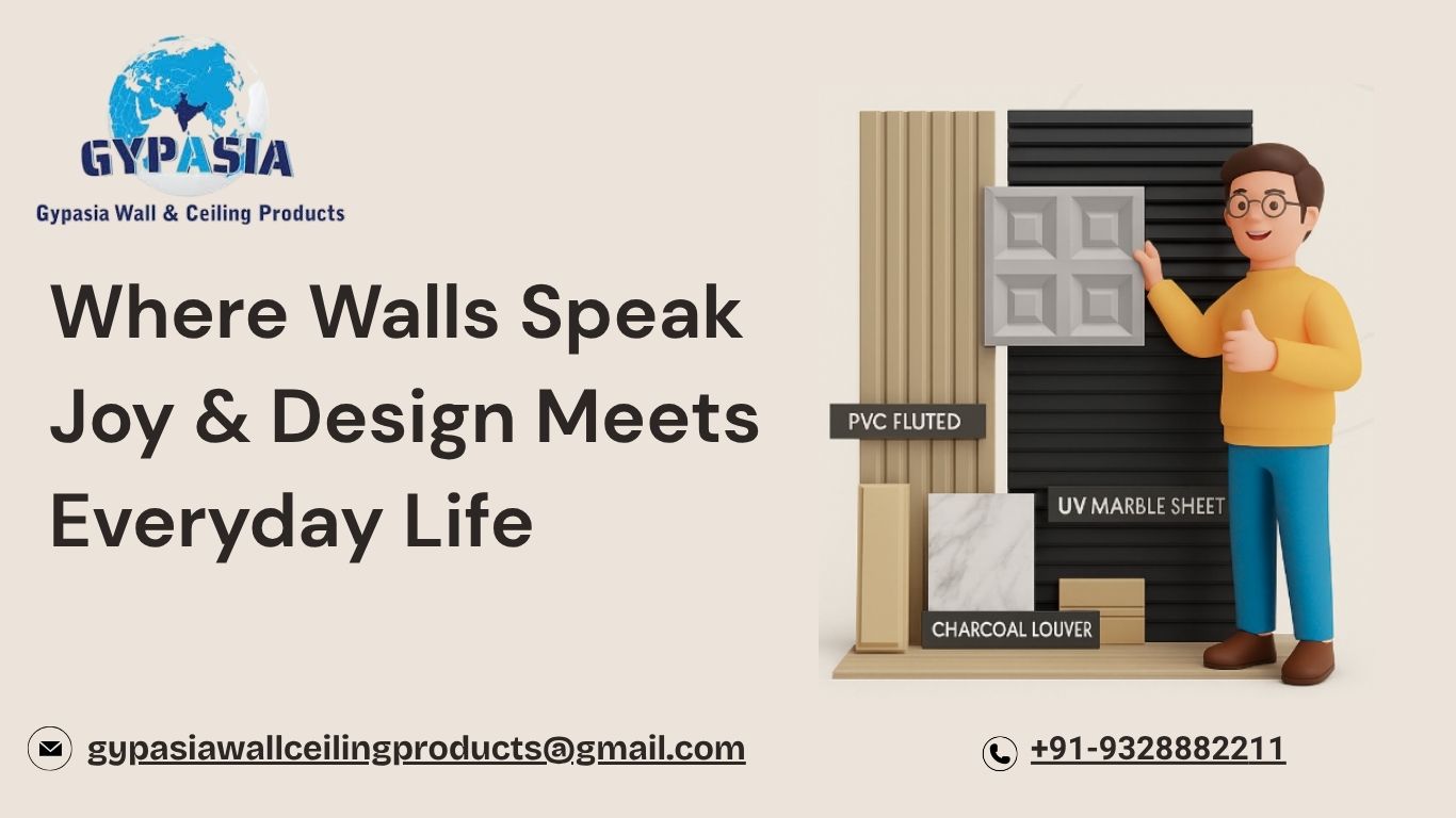 Gypasia: Where Walls Speak Joy & Design Meets Everyday Life